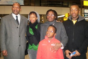 Victoire Ingabire and her family