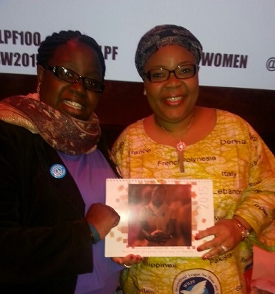 Mary-Lyse Numuhoza and Leymah Gbowee